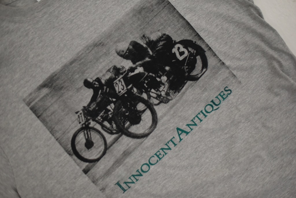 INNOCENT Original Products 「RACER」 GRAY　Font:GREEN