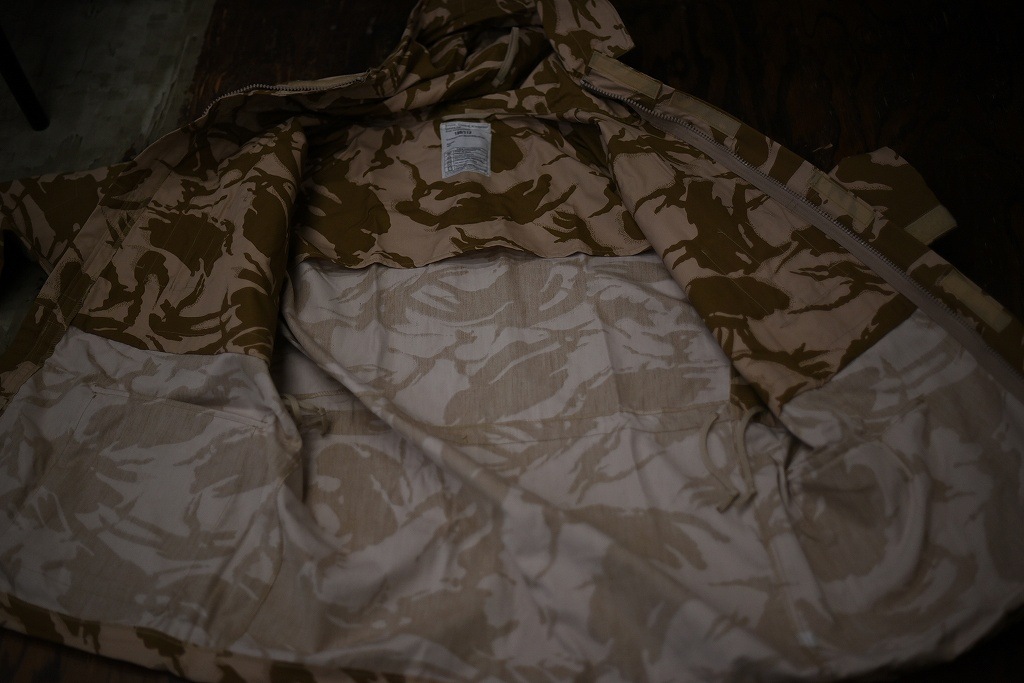 106582 180/112 英国軍　実物 新品 WINDPROOF コンバット スモック デザートDPM　カモ