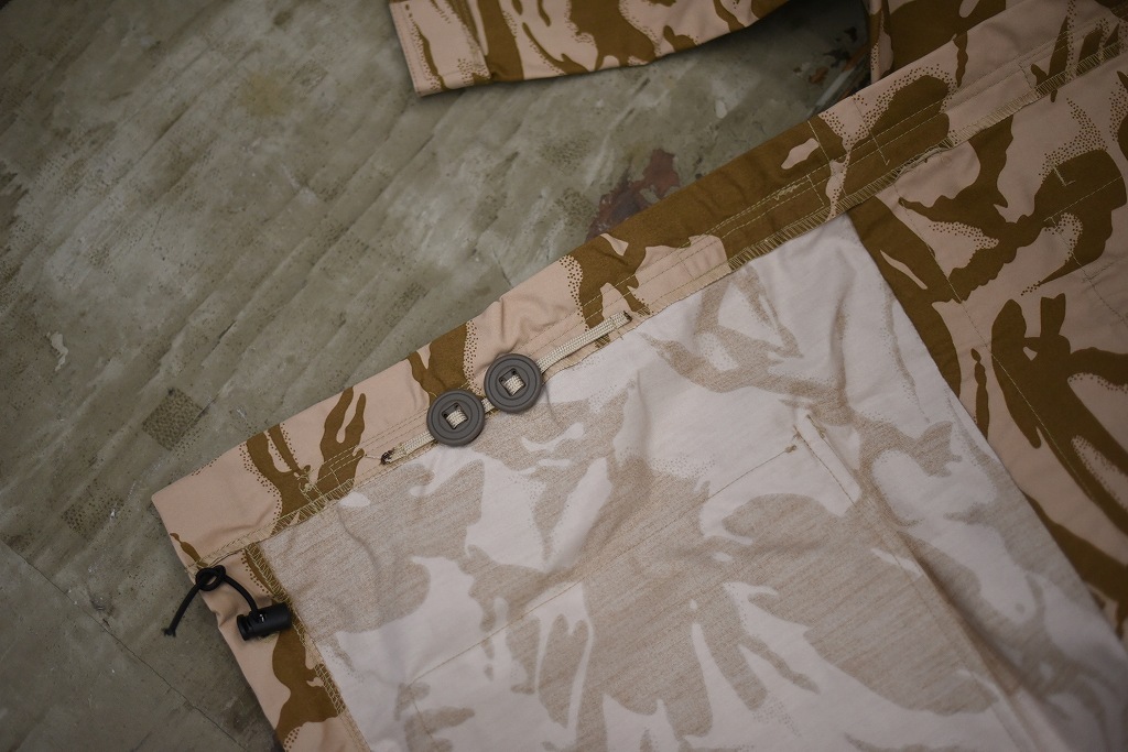 106582 180/112 英国軍　実物 新品 WINDPROOF コンバット スモック デザートDPM　カモ
