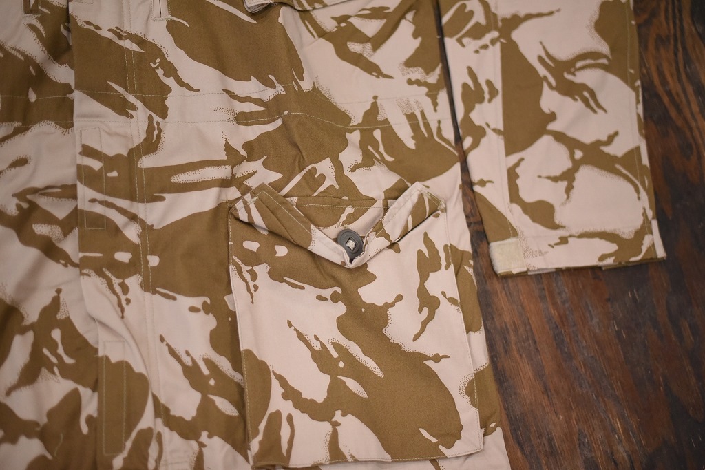 106582 180/112 英国軍　実物 新品 WINDPROOF コンバット スモック デザートDPM　カモ