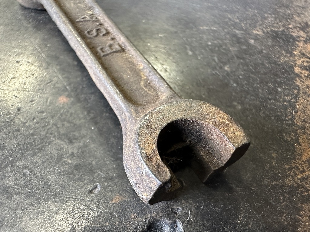 108012 ヴィンテージ 「BSA」 スパナ 工具 英国 MADE IN ENGLAND