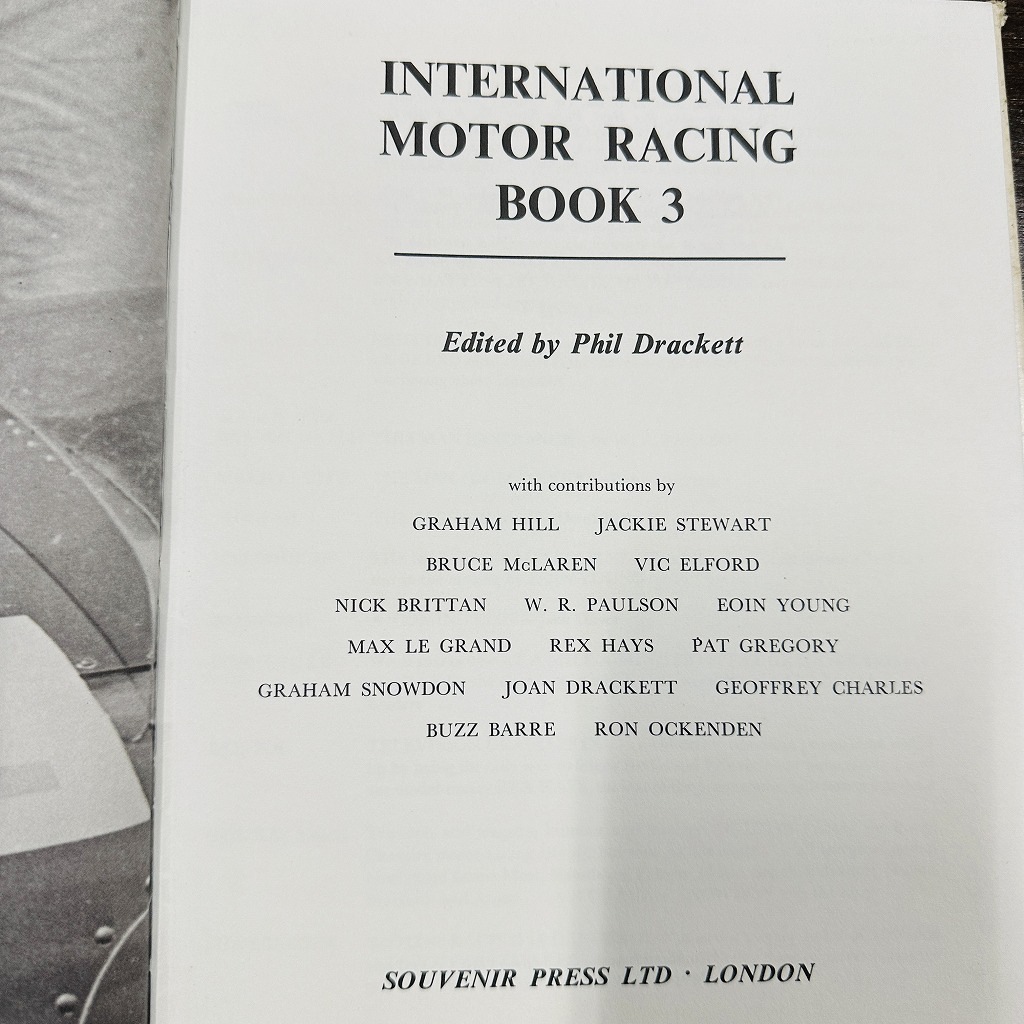 B4627「International Motor racing book No.3」