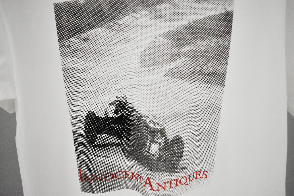 INNOCENT Original Products 「RACER」 WHITE　Font:RED