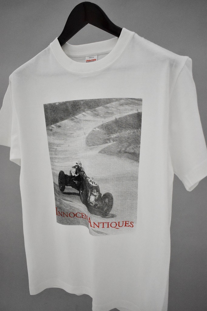 INNOCENT Original Products 「RACER」 WHITE　Font:RED