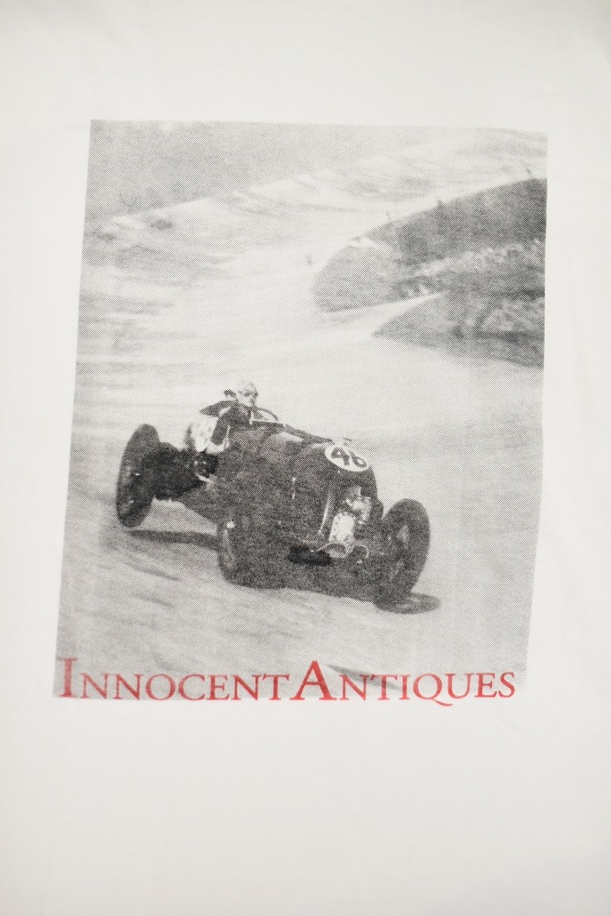 INNOCENT Original Products 「RACER」 WHITE　Font:RED