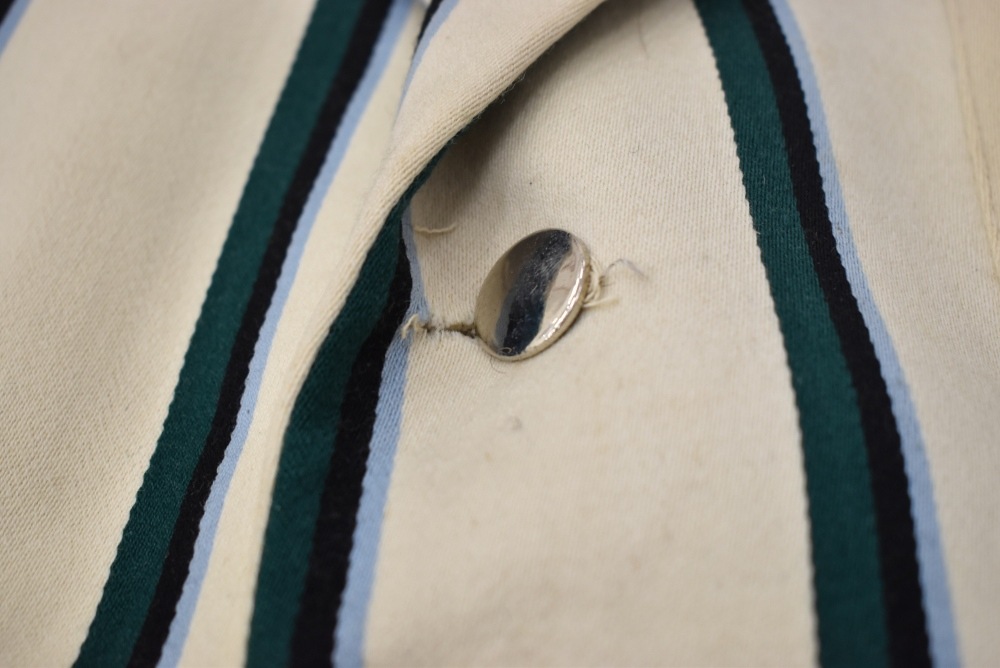 109389  ヴィンテージ 50s スクールジャケット MADE IN ENGLAND ネイビー x オフホワイト ストライプ