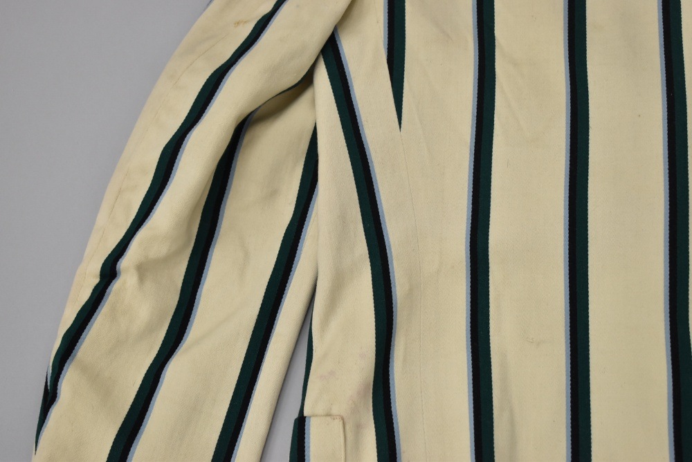109389  ヴィンテージ 50s スクールジャケット MADE IN ENGLAND ネイビー x オフホワイト ストライプ