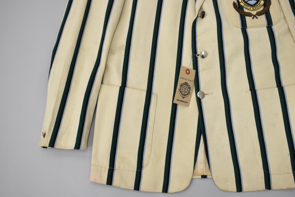 109389  ヴィンテージ 50s スクールジャケット MADE IN ENGLAND ネイビー x オフホワイト ストライプ
