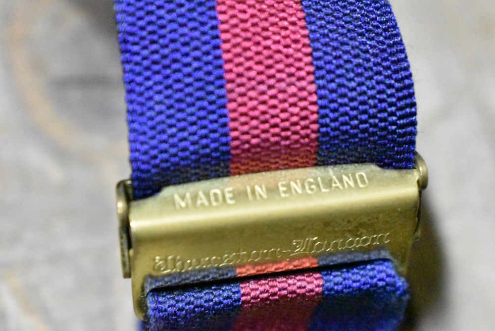 109558 ヴィンテージ　サスペンダー ブレイシス ボタンタイプ made in England