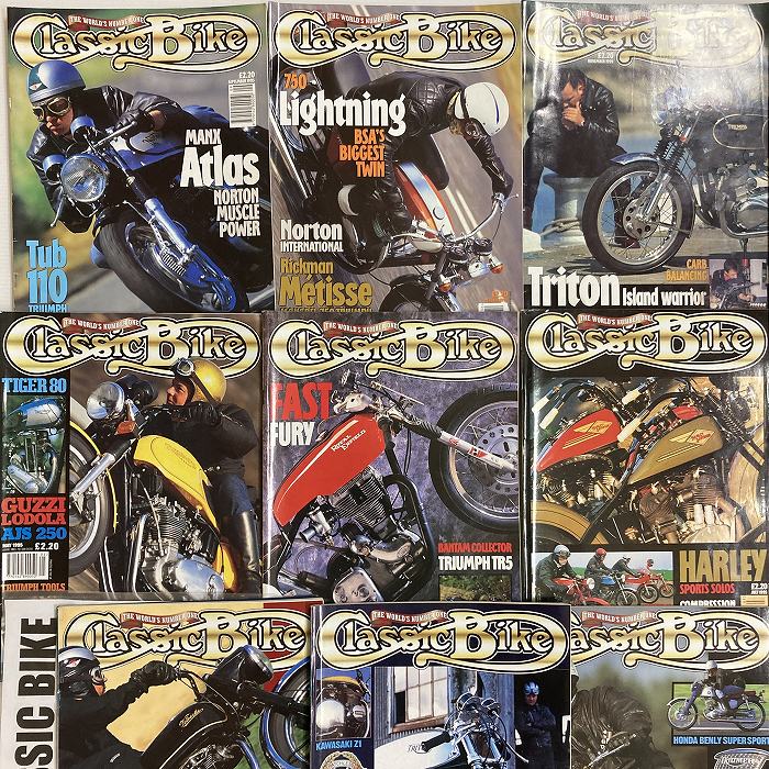 B4369 1995 12冊セット 「CLASSIC BIKE」 クラシックバイク 英国 旧車雑誌