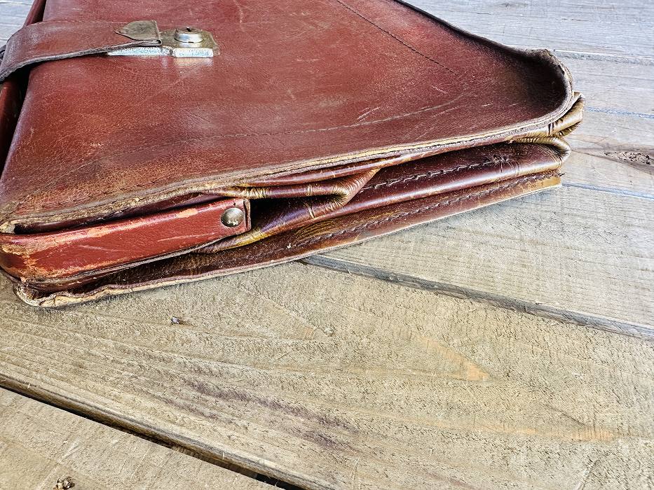 107581 ヴィンテージ  レザーブリーフケース　バッグ　