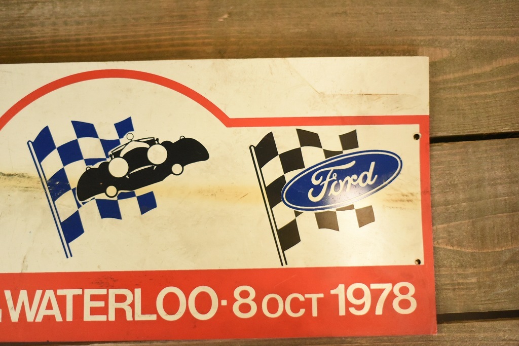 103766 ラリープレート ヴィンテージカークラブ ナンバー 記念プレート クラシックカー