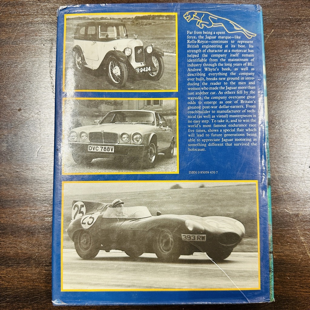 B4626「JAGUAR The history of a great British car」 ジャガー　ジャグァー
