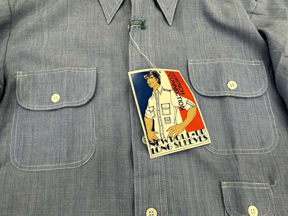 108284 ヴィンテージ 「THE FRENCH CONNESTION」DEAD STOCK 長袖 シャツ