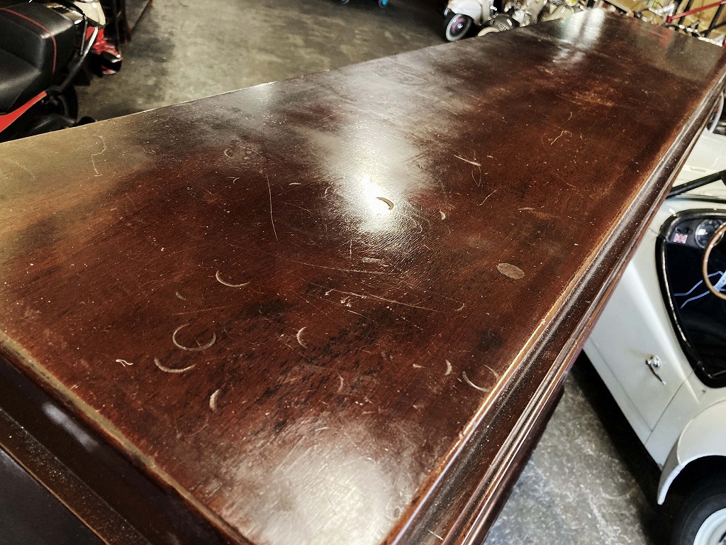 108408 販売及び長期リース店舗什器 英国製アンティーク 4段 ショーケース