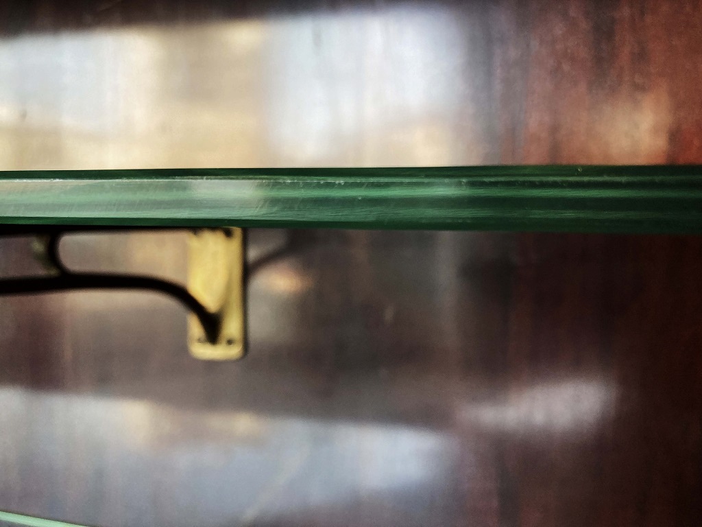 108408 販売及び長期リース店舗什器 英国製アンティーク 4段 ショーケース