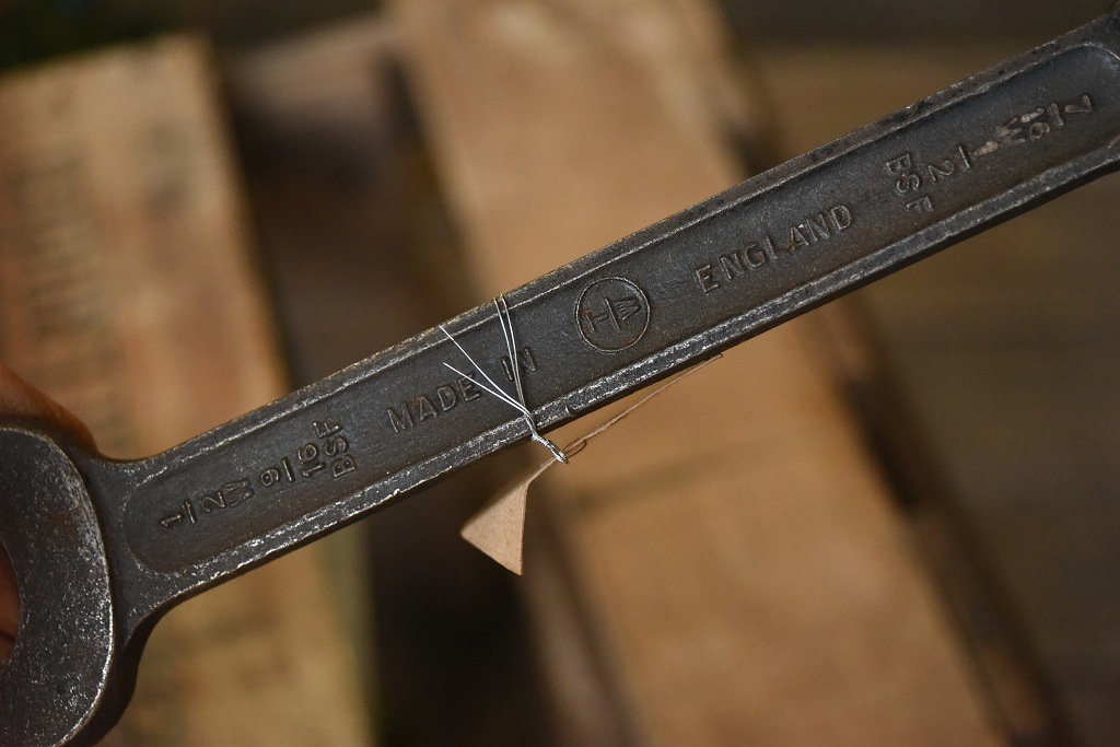 104427 UK ヴィンテージ　スパナ　ツール　英国 MADE IN ENGLAND