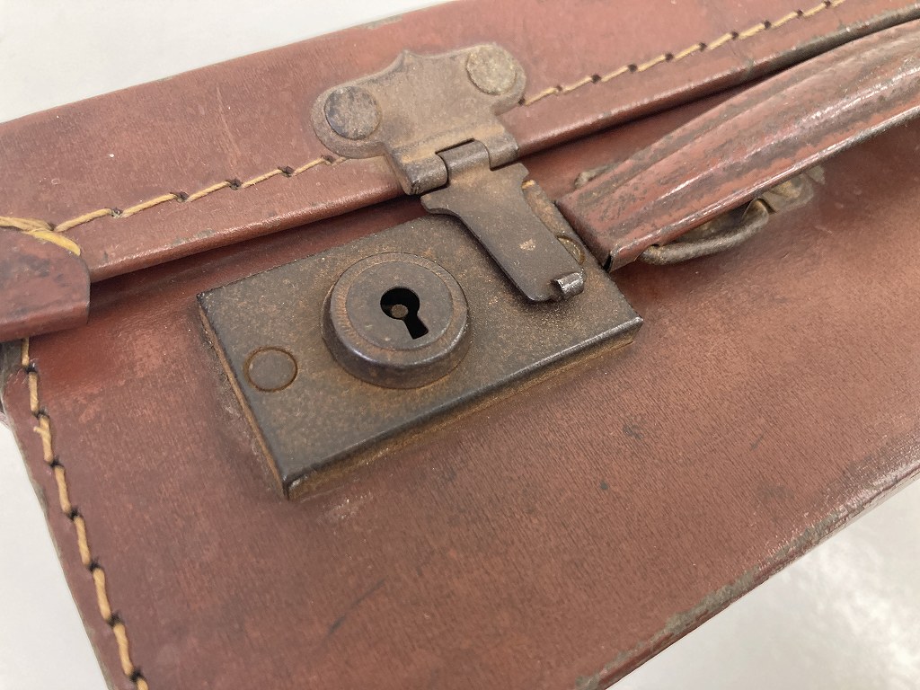 108473 ヴィンテージ トランクケース　GENUINE COMPRESSED FIBRE BRITISH MADE　ミニトランクケース 鞄　