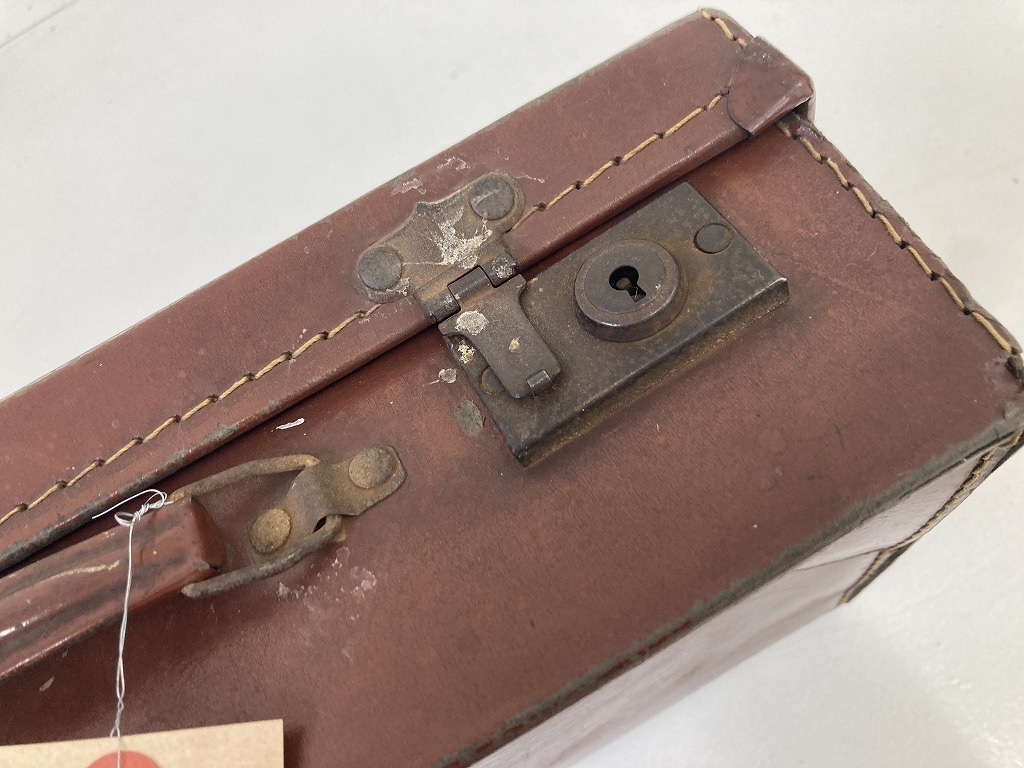 108473 ヴィンテージ トランクケース　GENUINE COMPRESSED FIBRE BRITISH MADE　ミニトランクケース 鞄　