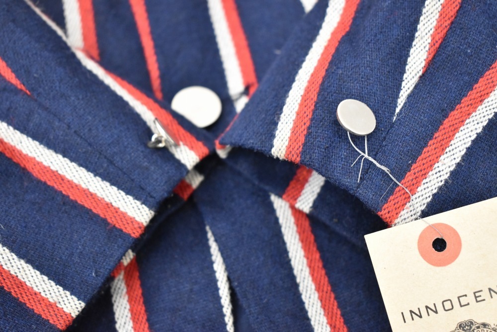 109231  [TA]ヴィンテージ スクールジャケット MADE IN ENGLAND ネイビー x レッド&ホワイト ストライプ