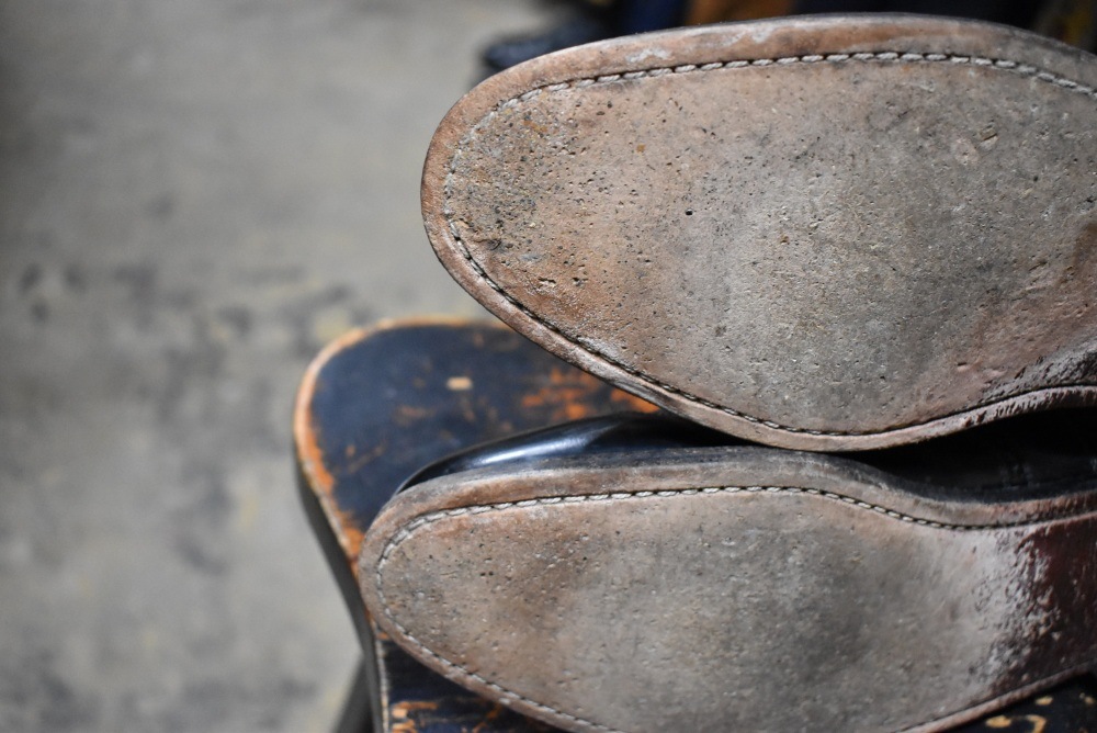 109567「FLORSHEIM」ウィングチップ シューズ 内羽根 SIZE US10