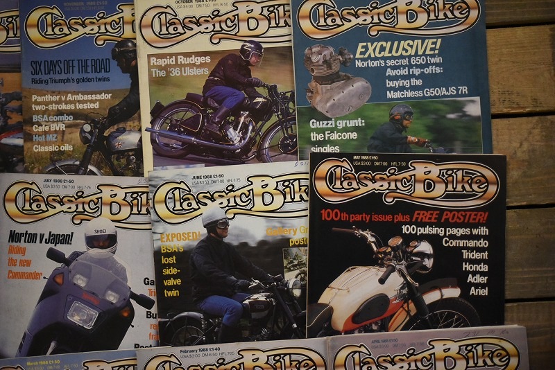 B0877 「Classic Bike」 クラシックバイク　12冊セット　ヴィンテージ　モーターサイクル誌　古本　雑誌