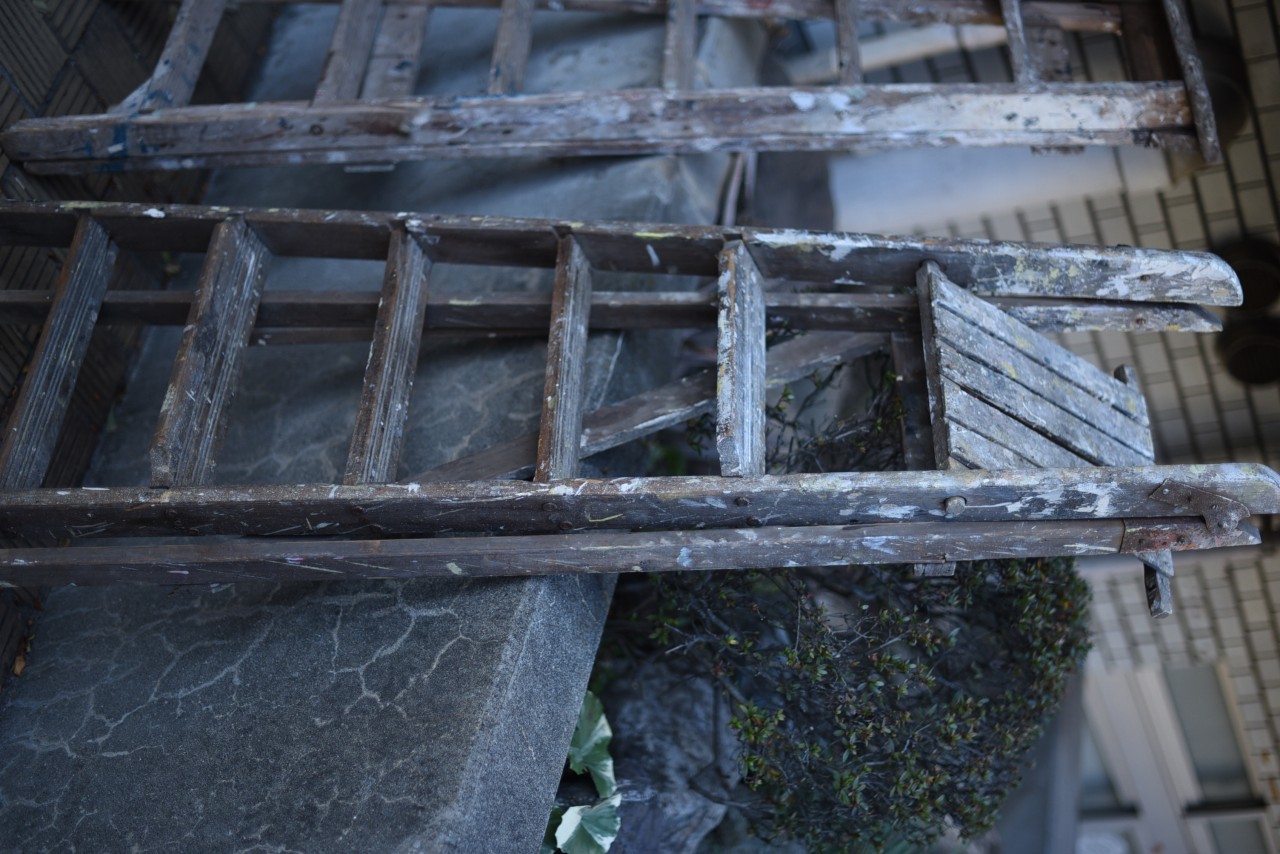 101659 UK ヴィンテージ ステップラダー 脚立 英国