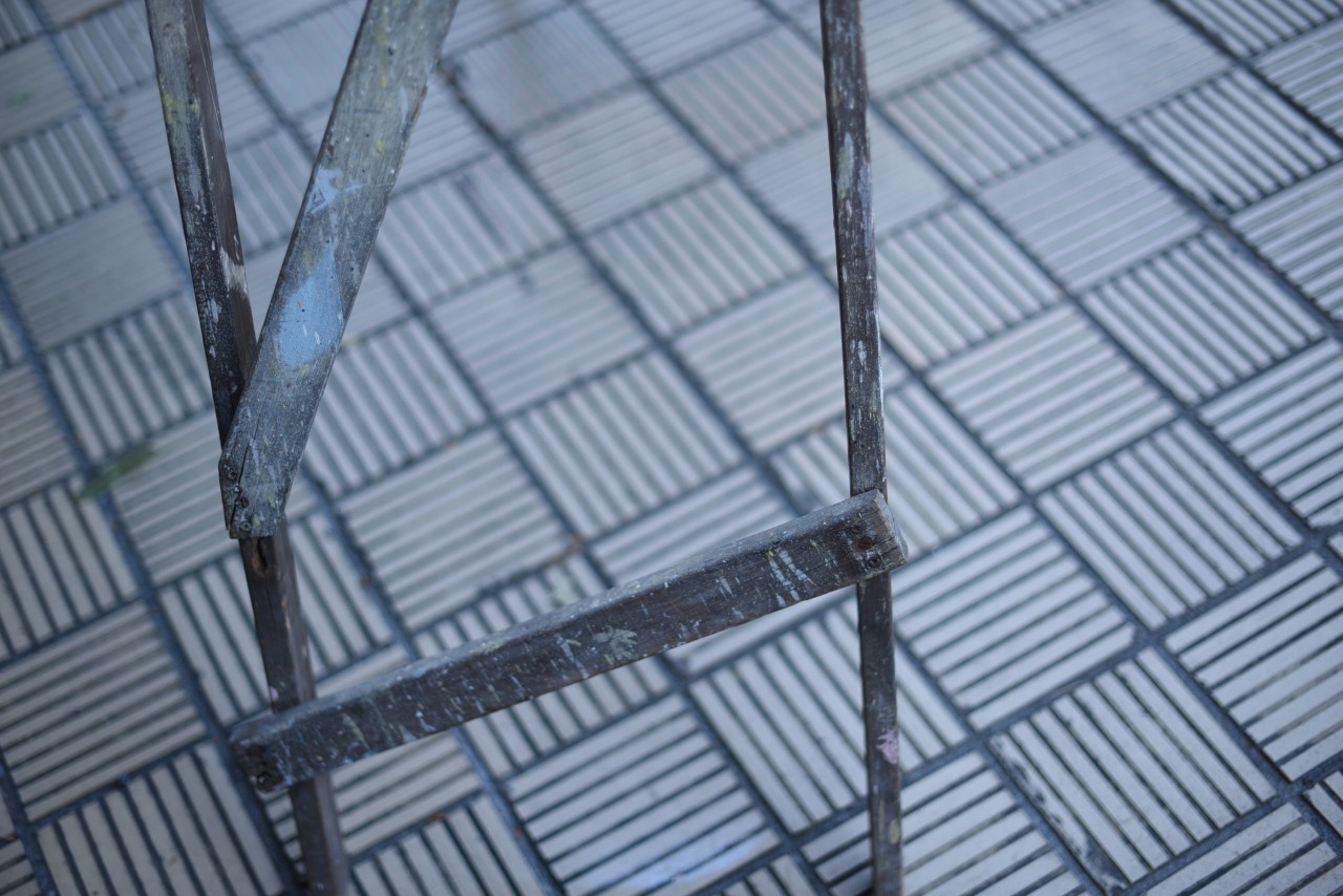 101659 UK ヴィンテージ ステップラダー 脚立 英国