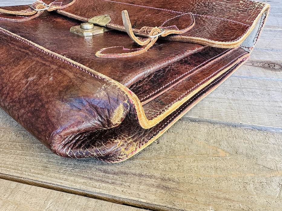 107576 ヴィンテージ  レザーブリーフケース　バッグ　