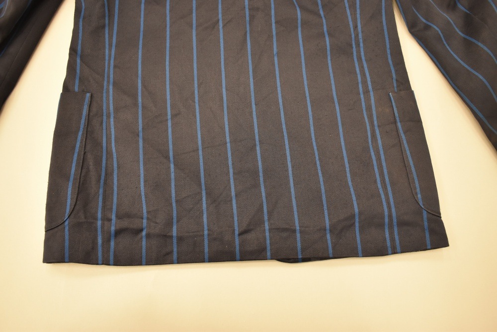 109244  [TA]ヴィンテージ スクールジャケット 「david LUKE」MADE IN ENGLAND ネイビー x ブルー ストライプ