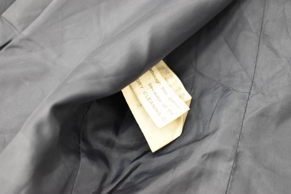 109244  [TA]ヴィンテージ スクールジャケット 「david LUKE」MADE IN ENGLAND ネイビー x ブルー ストライプ