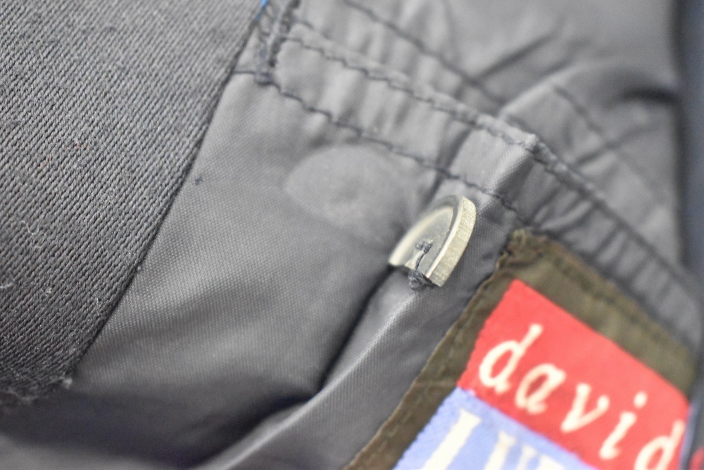 109244  [TA]ヴィンテージ スクールジャケット 「david LUKE」MADE IN ENGLAND ネイビー x ブルー ストライプ
