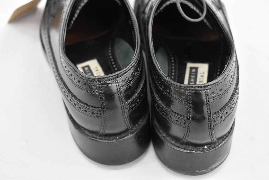 109818 「FLORSHEIM」レザーシューズ  外羽根 WING TIP SIZE 10
