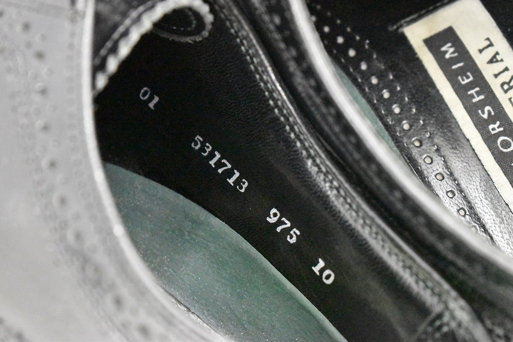 109818 「FLORSHEIM」レザーシューズ  外羽根 WING TIP SIZE 10