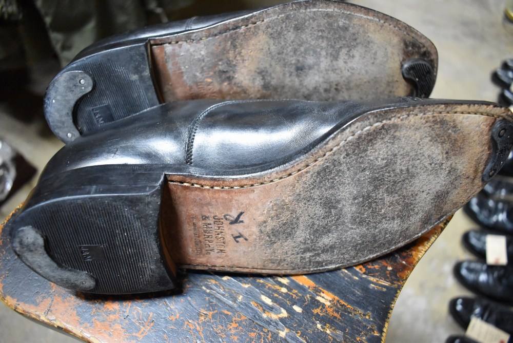 109566 「JOHNSTON & MURPHY」レザーシューズ  内羽根 SIZE 8 1/2
