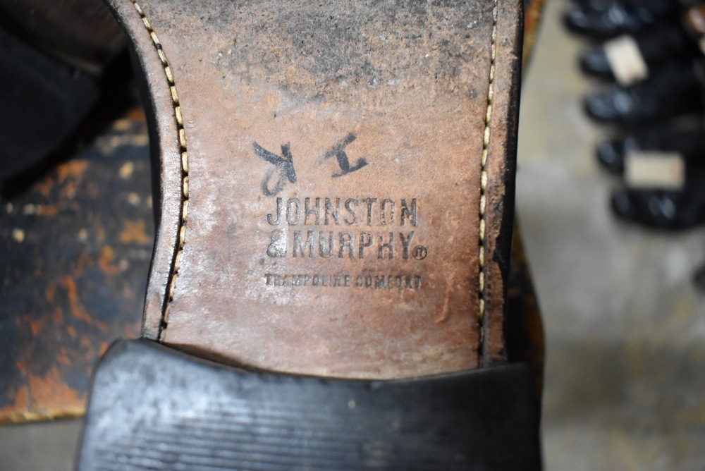 109566 「JOHNSTON & MURPHY」レザーシューズ  内羽根 SIZE 8 1/2