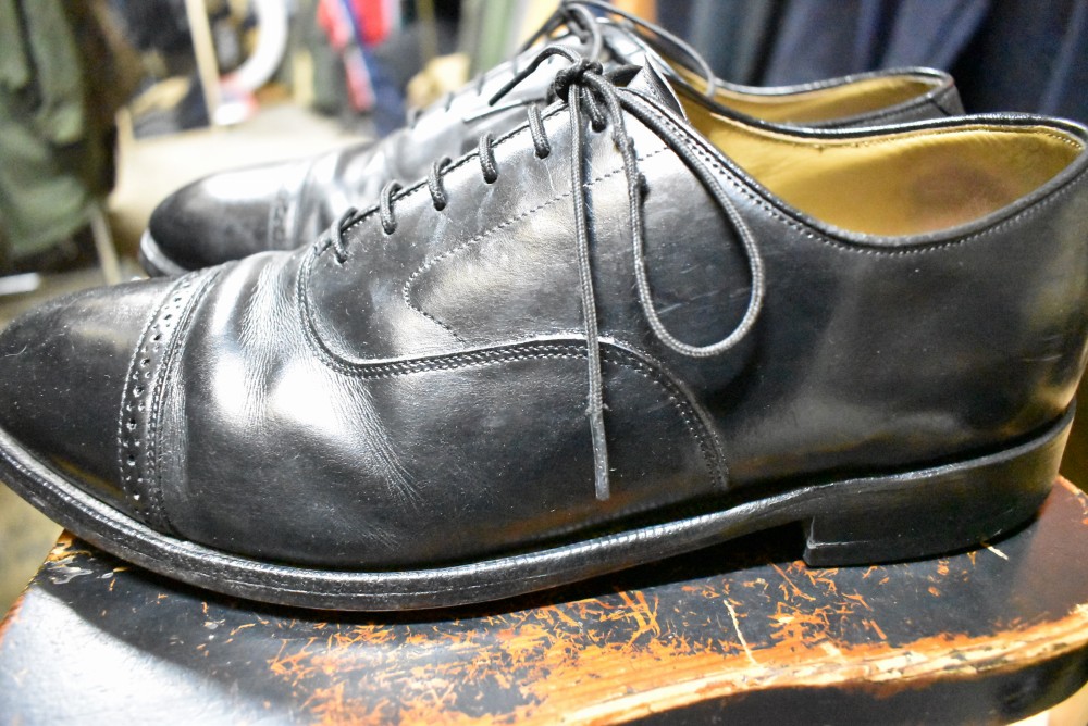 109566 「JOHNSTON & MURPHY」レザーシューズ  内羽根 SIZE 8 1/2