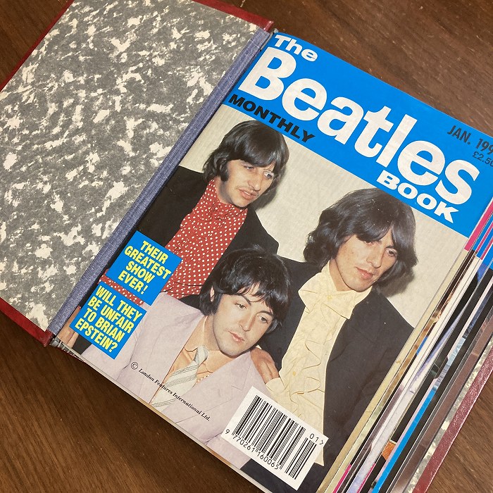 B3884　1998 1999　バインダー15冊セット　「The Beatles Book」 ビートルズ　英国本