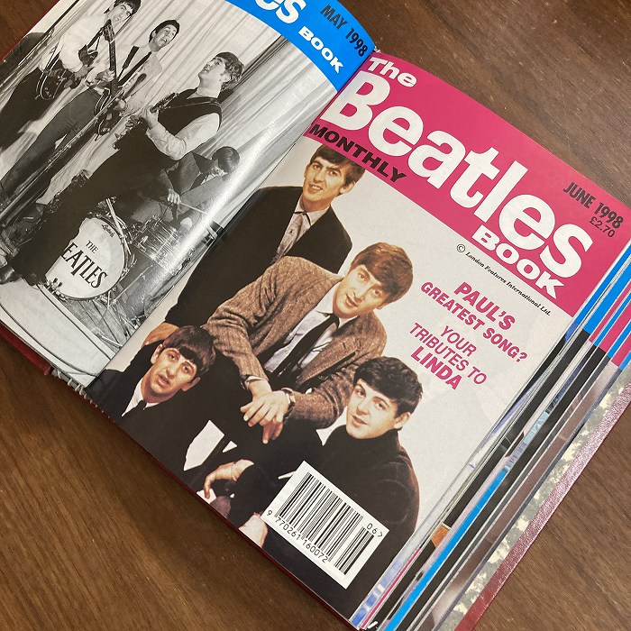 B3884　1998 1999　バインダー15冊セット　「The Beatles Book」 ビートルズ　英国本