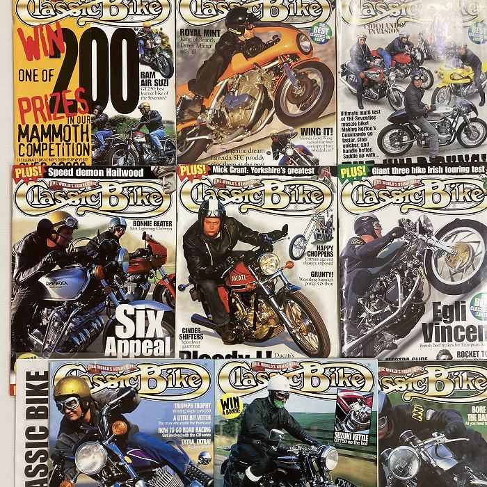B4371 1996 12冊セット 「CLASSIC BIKE」 クラシックバイク 英国 旧車雑誌