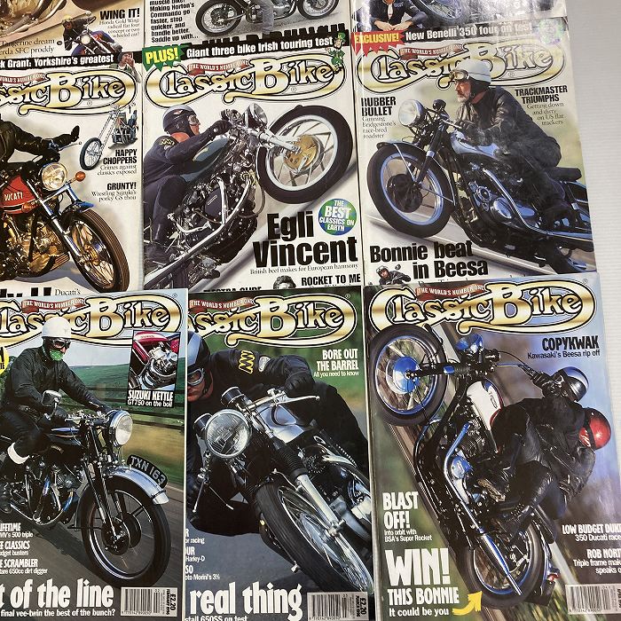 B4371 1996 12冊セット 「CLASSIC BIKE」 クラシックバイク 英国 旧車雑誌