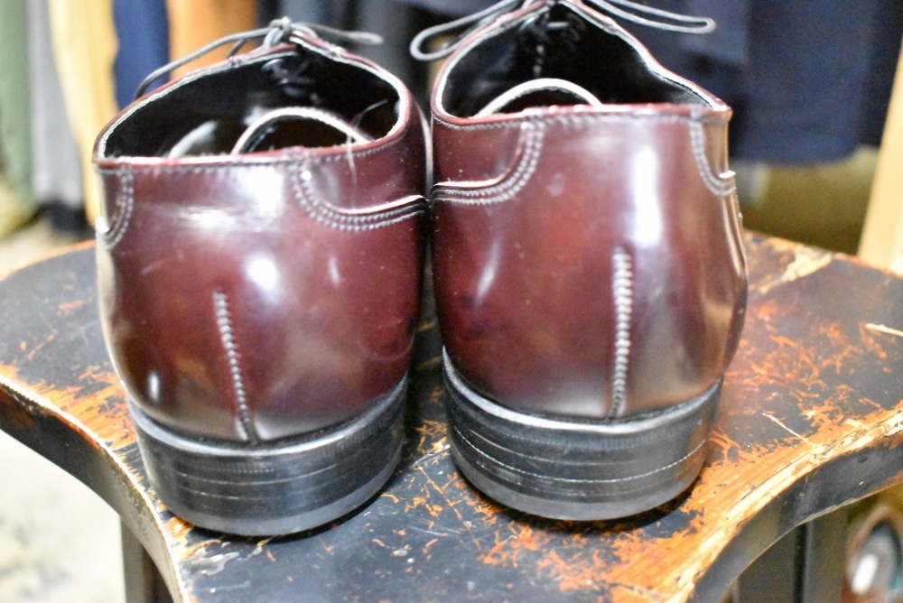 109574「FLORSHEIM」ストレートチップ シューズ 内羽根 SIZE 8 1/2