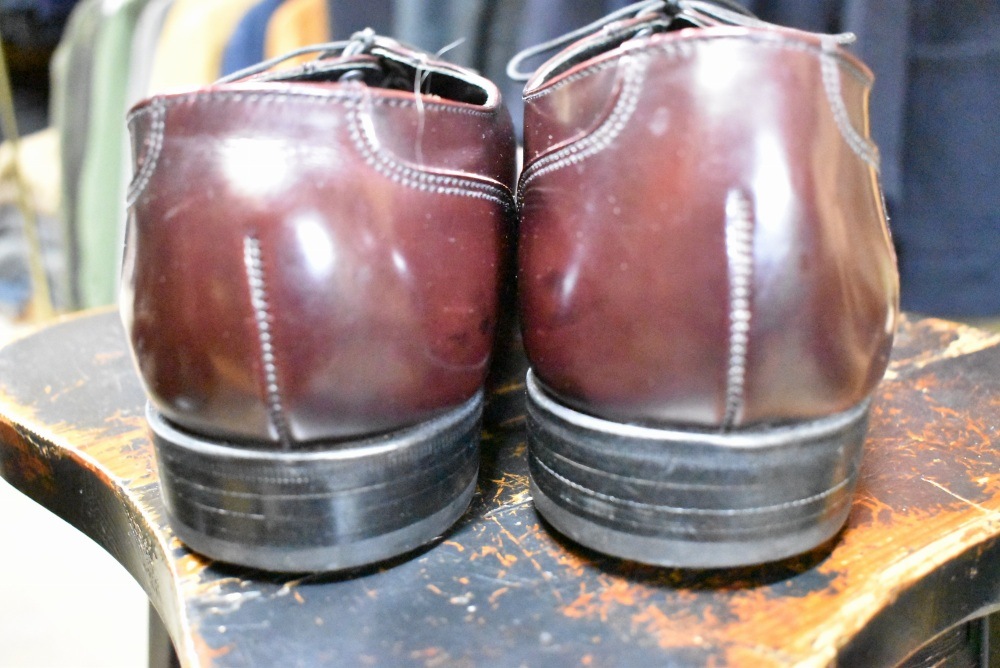 109574「FLORSHEIM」ストレートチップ シューズ 内羽根 SIZE 8 1/2