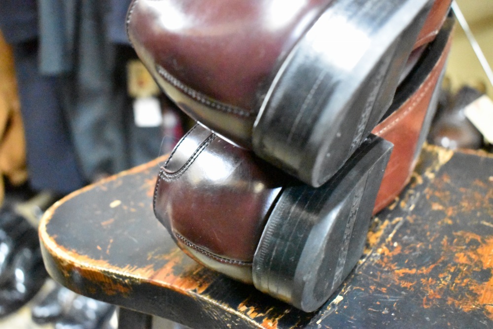 109574「FLORSHEIM」ストレートチップ シューズ 内羽根 SIZE 8 1/2