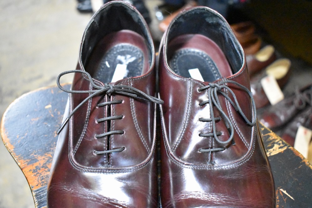 109574「FLORSHEIM」ストレートチップ シューズ 内羽根 SIZE 8 1/2