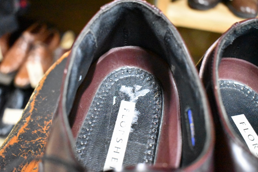 109574「FLORSHEIM」ストレートチップ シューズ 内羽根 SIZE 8 1/2