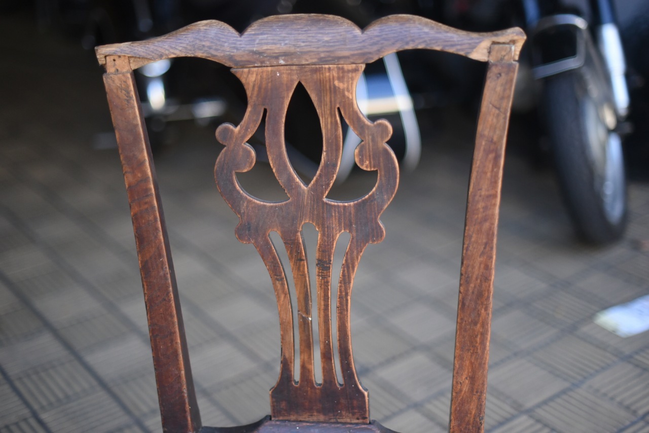 2059 ヴィンテージ チェア　椅子 破損有り