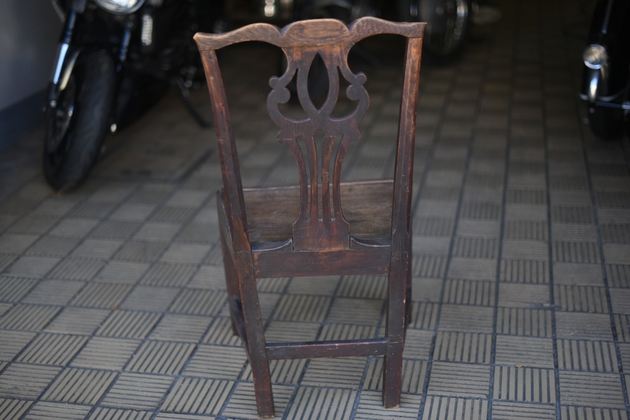 2059 ヴィンテージ チェア　椅子 破損有り