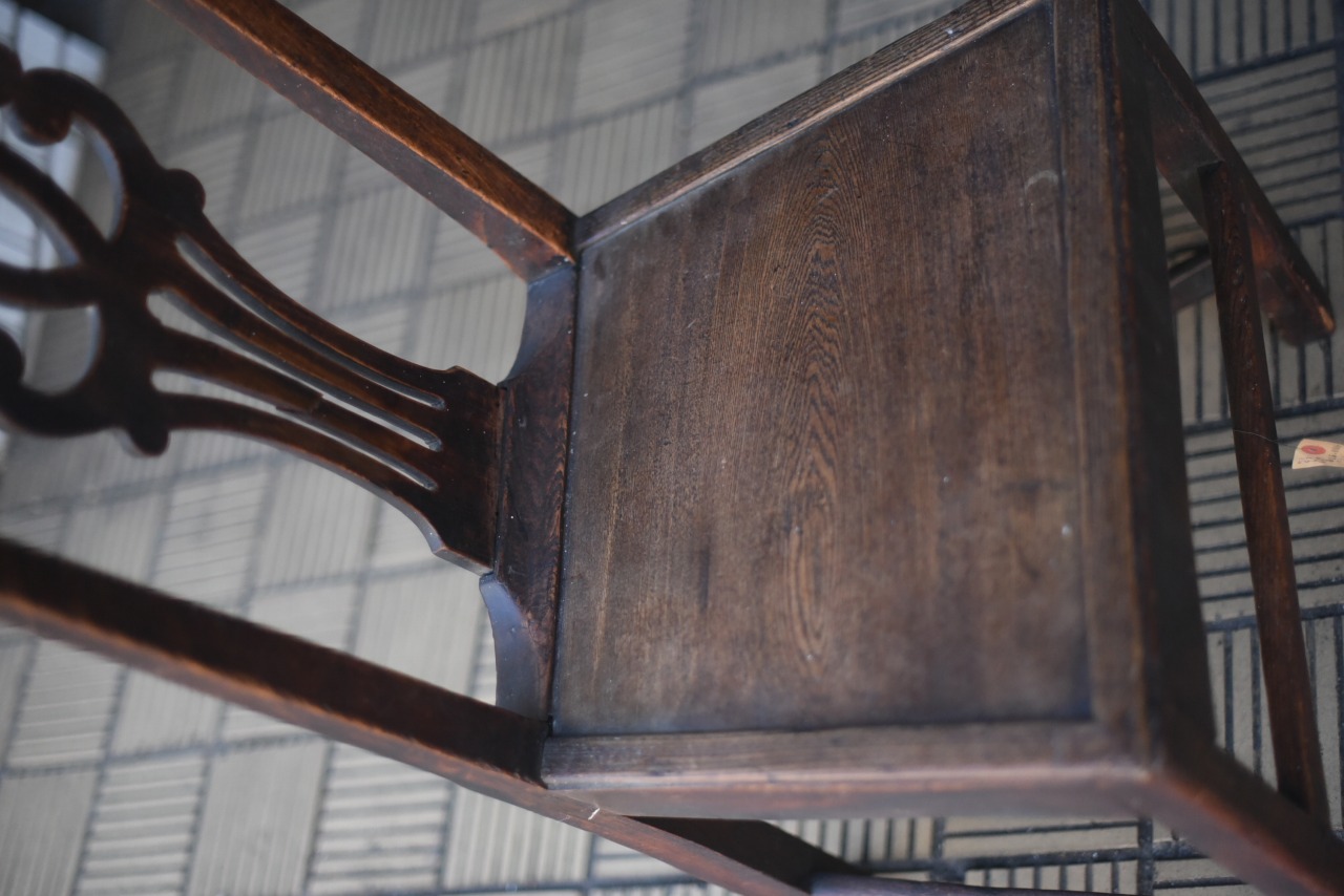 2059 ヴィンテージ チェア　椅子 破損有り