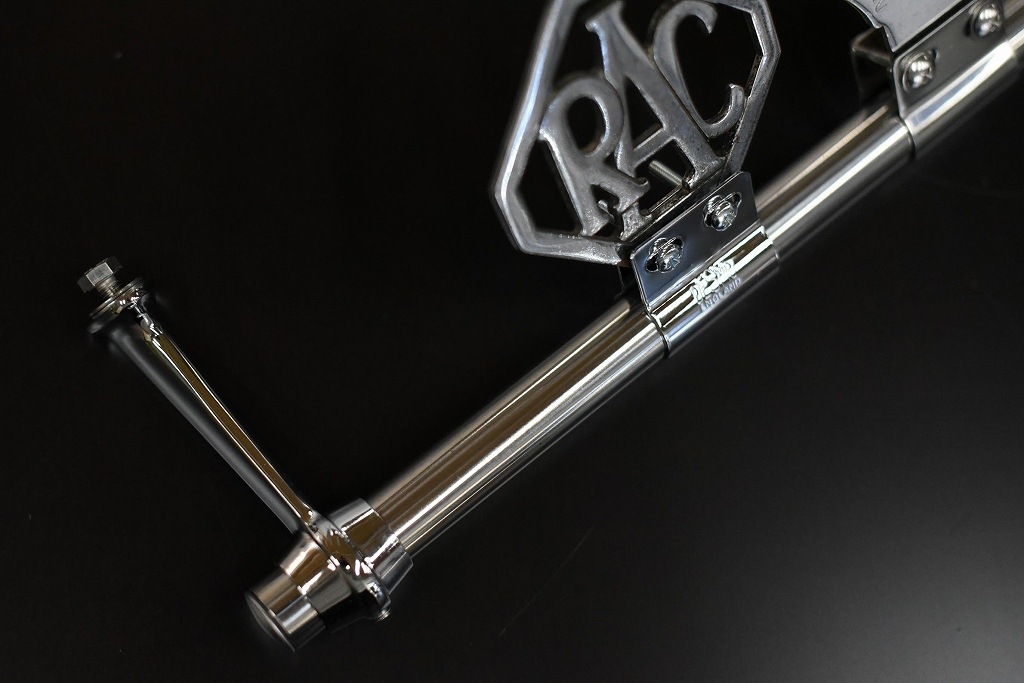 106593 M 38.5cm 新品　バッジバー　エンブレム　バー　 カーバッチ クラシックカー　スクーター MADE IN ENGLAND 英国